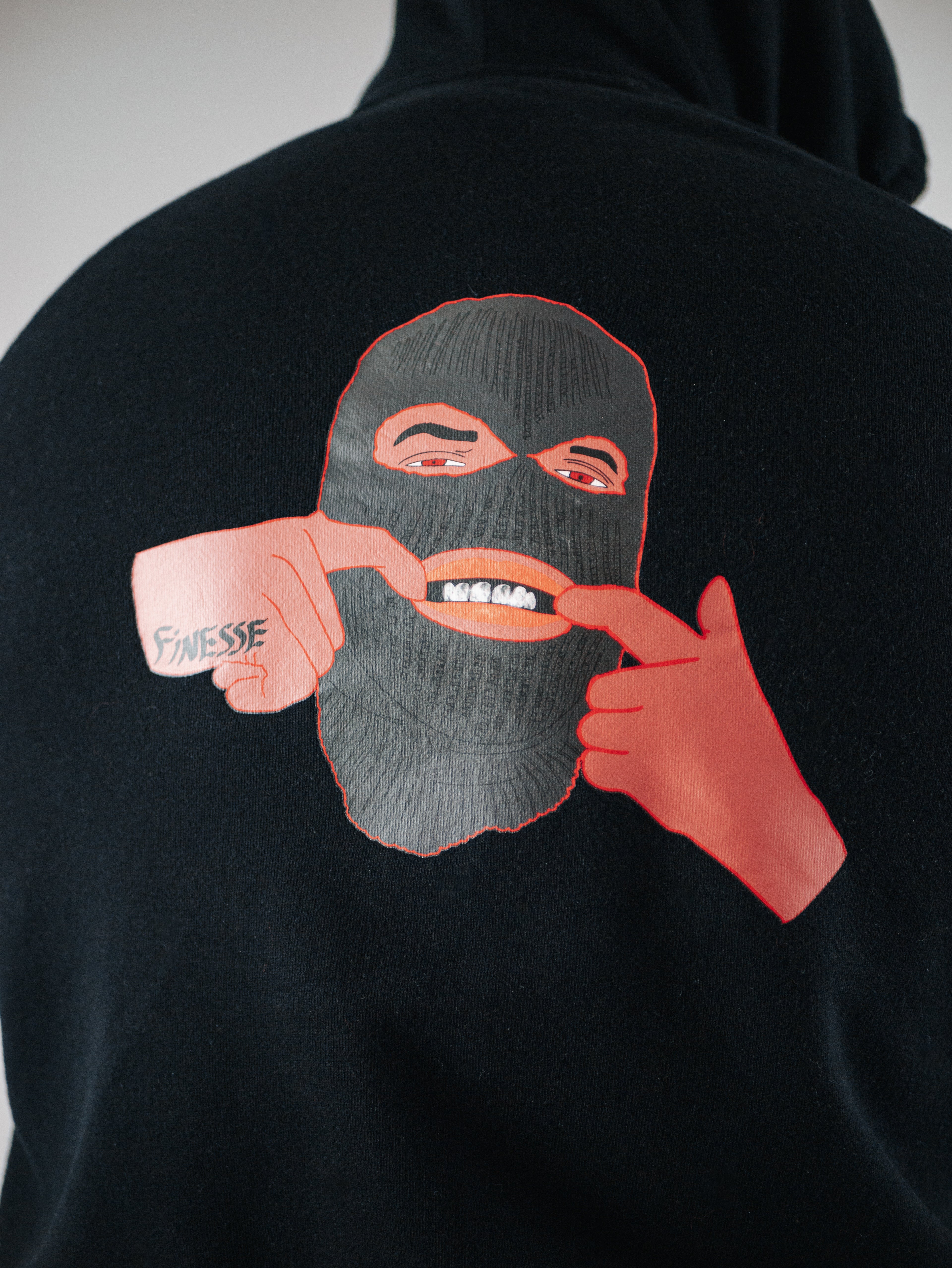 Finesse ski mask hoodie